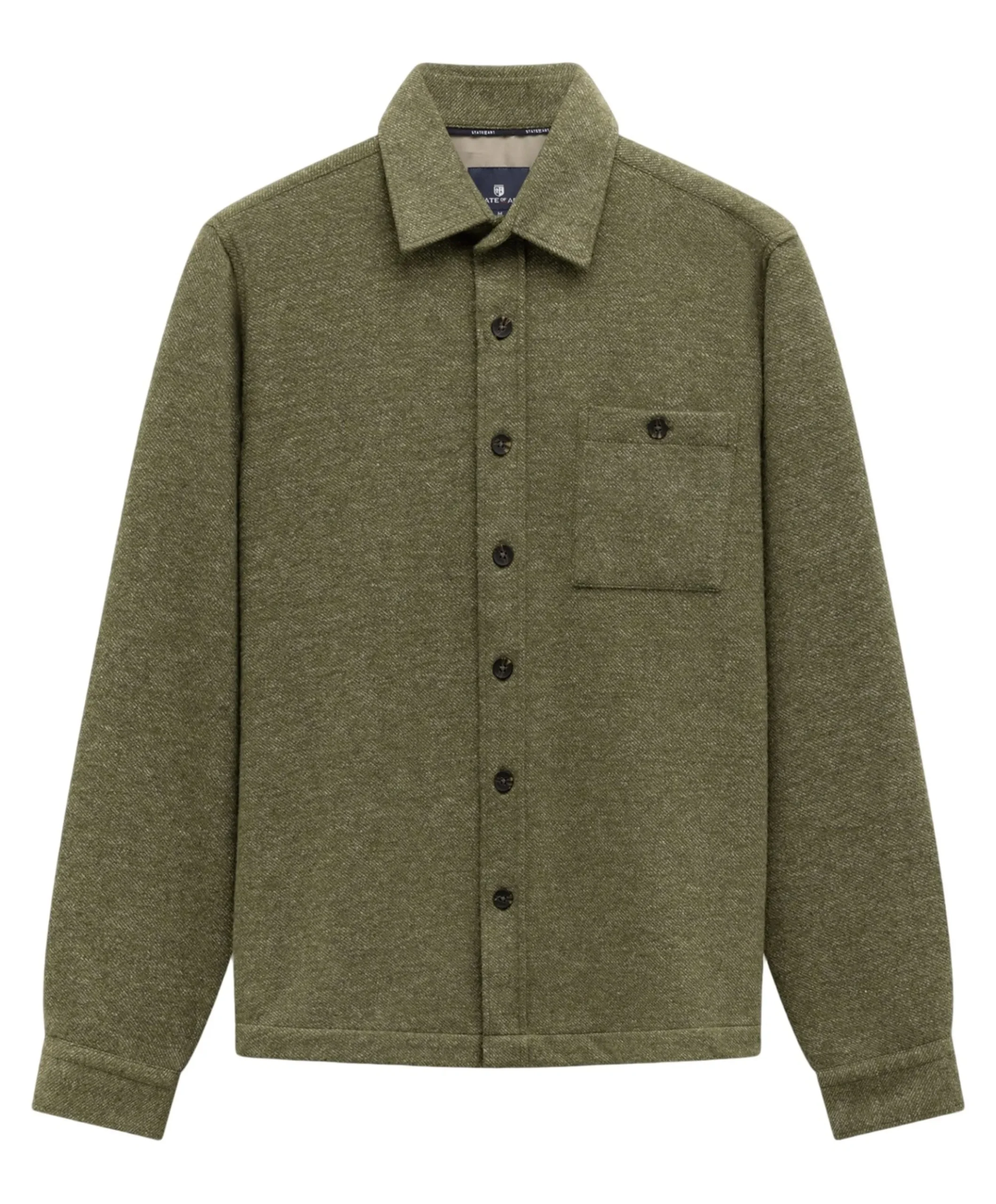 Heren overshirt groen