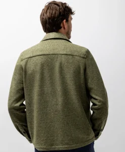 Heren overshirt groen