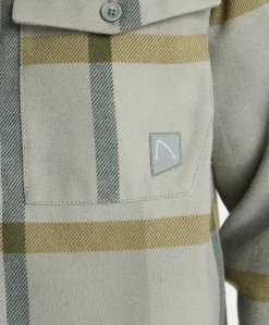 Heren overshirt groen