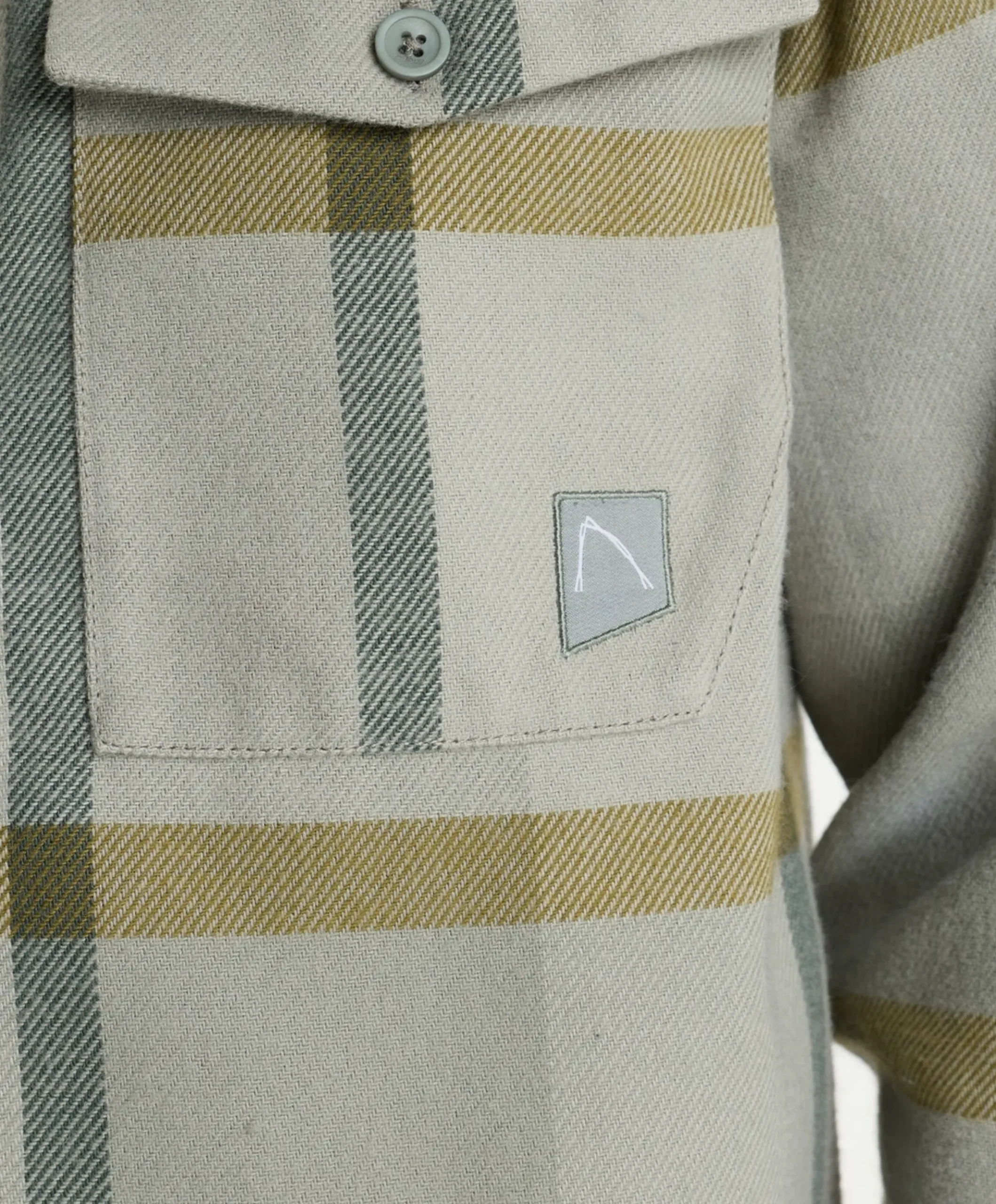 Heren overshirt groen