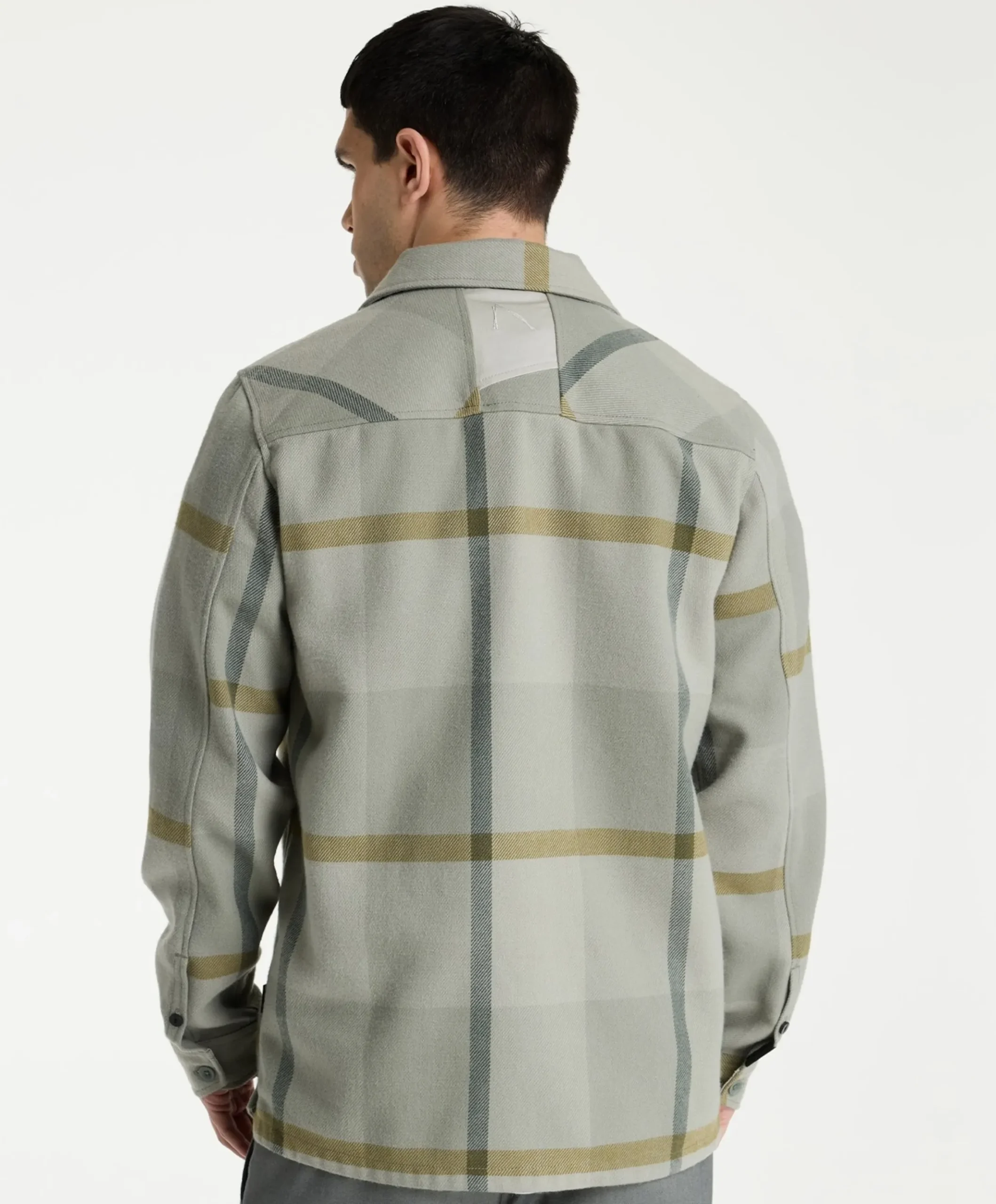 Heren overshirt groen