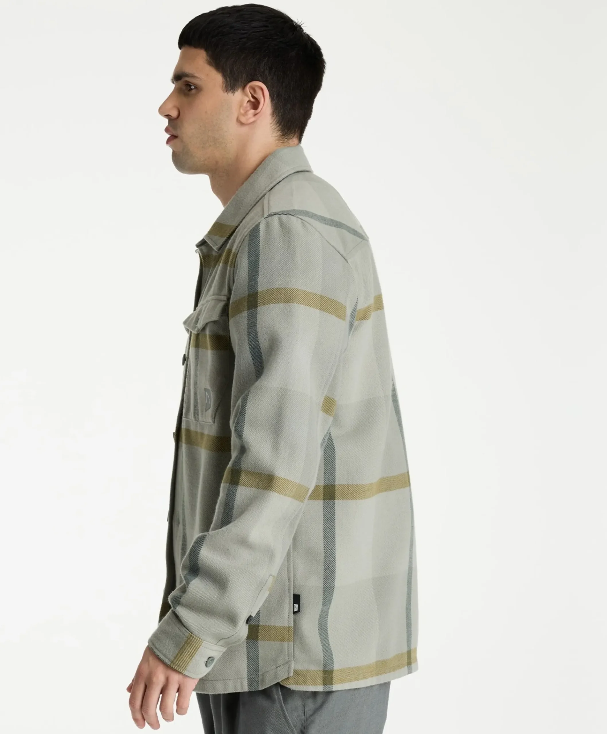 Heren overshirt groen