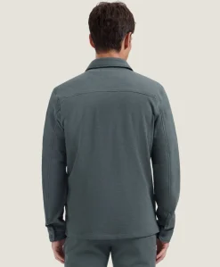 Heren overshirt groen