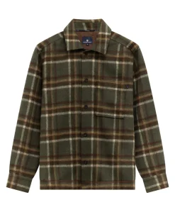 Heren overshirt groen