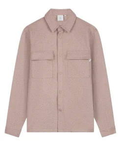 Heren overshirt paars