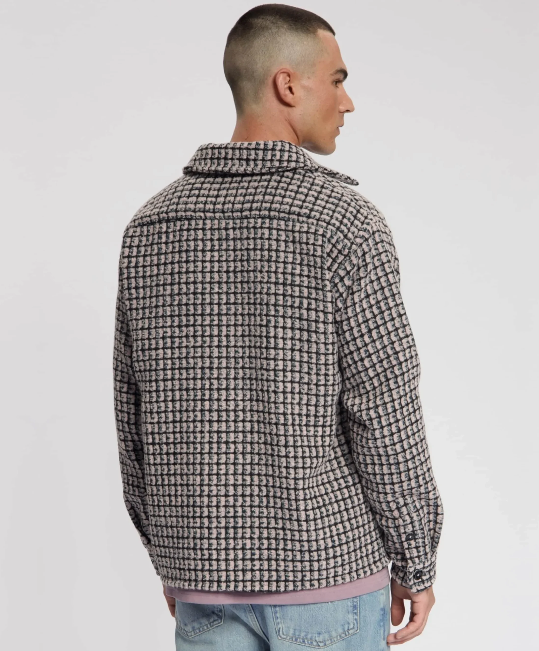 Heren overshirt rood