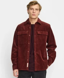 Heren overshirt rood