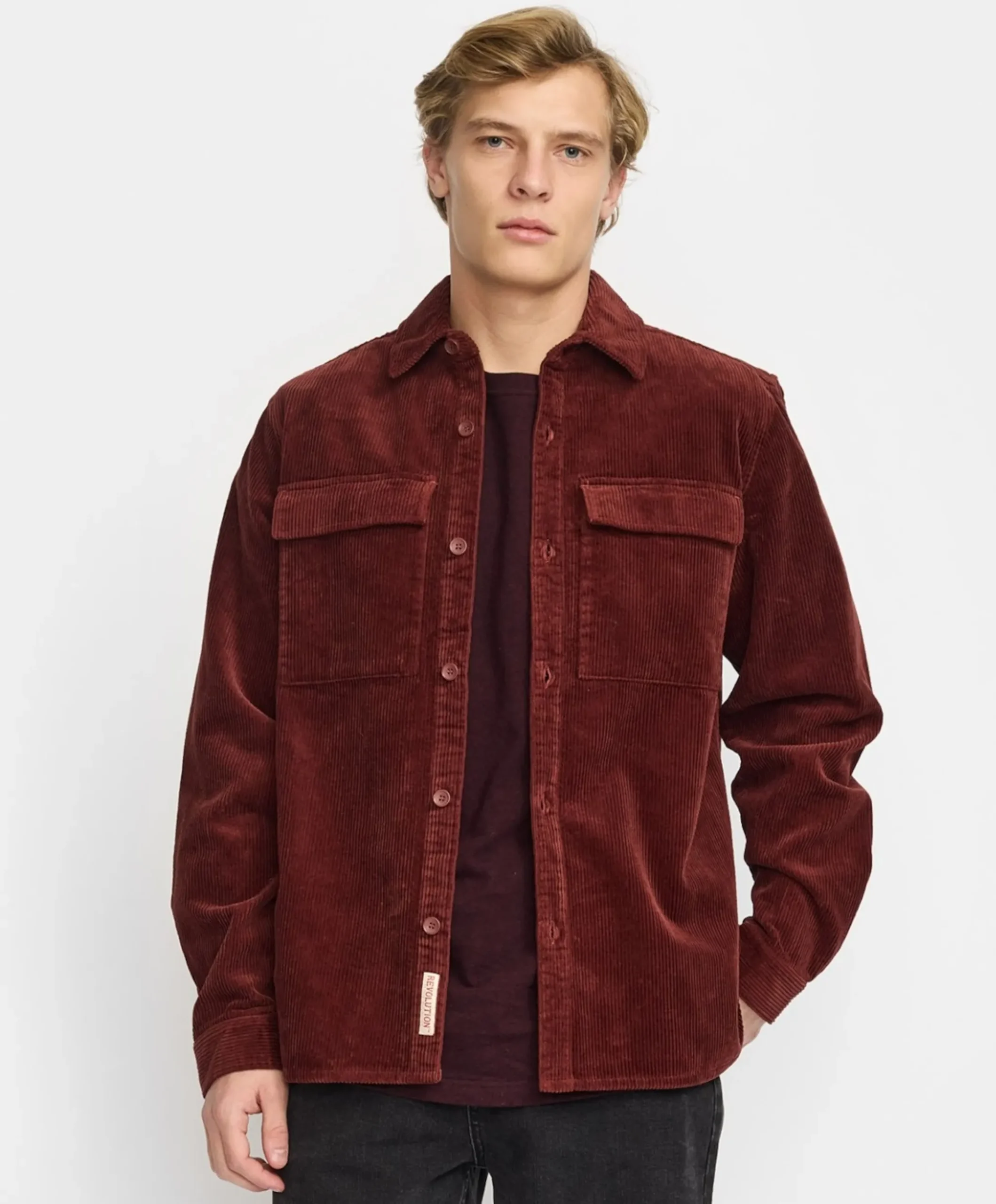 Heren overshirt rood