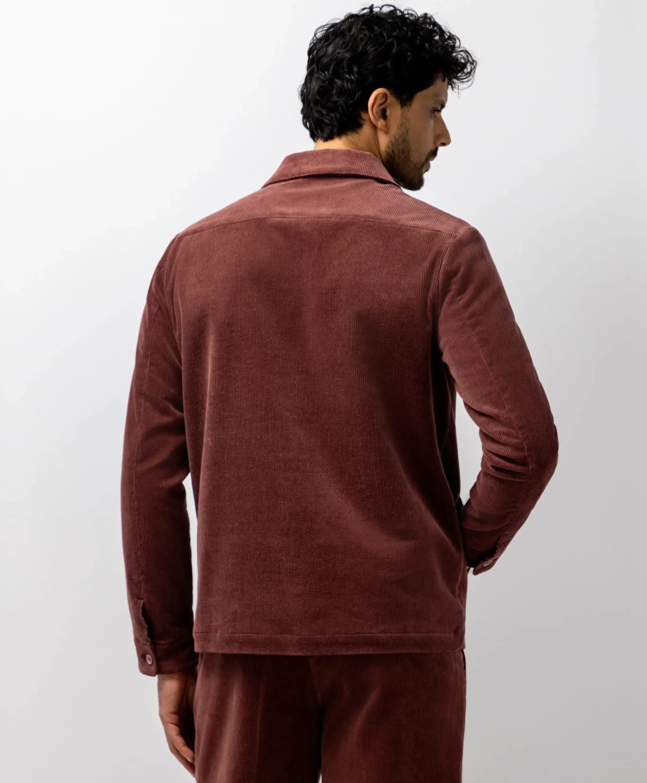 Heren overshirt roze