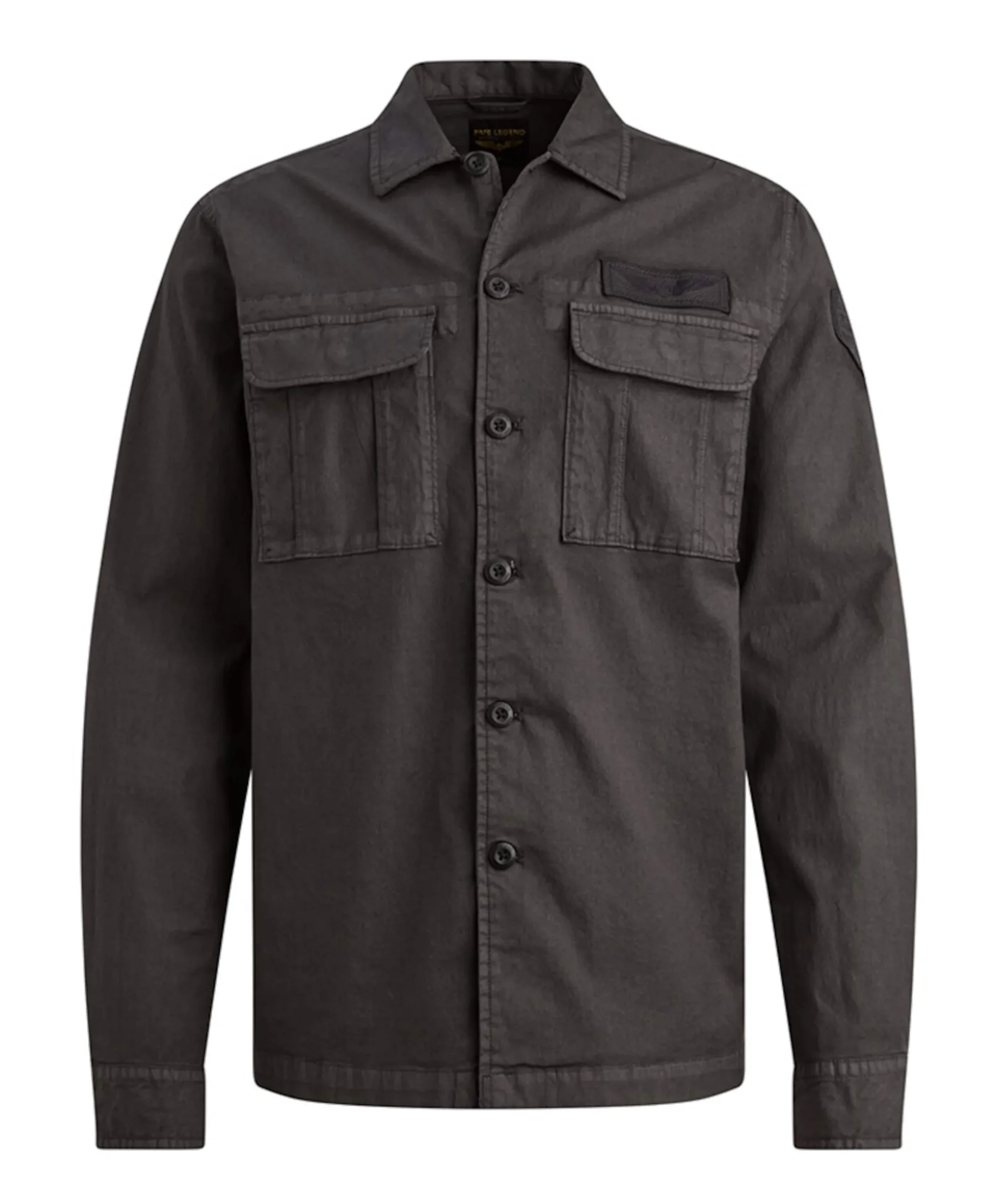 Heren overshirt zwart