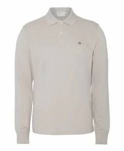 Heren polo beige