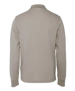 Heren polo beige
