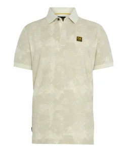 Heren polo beige