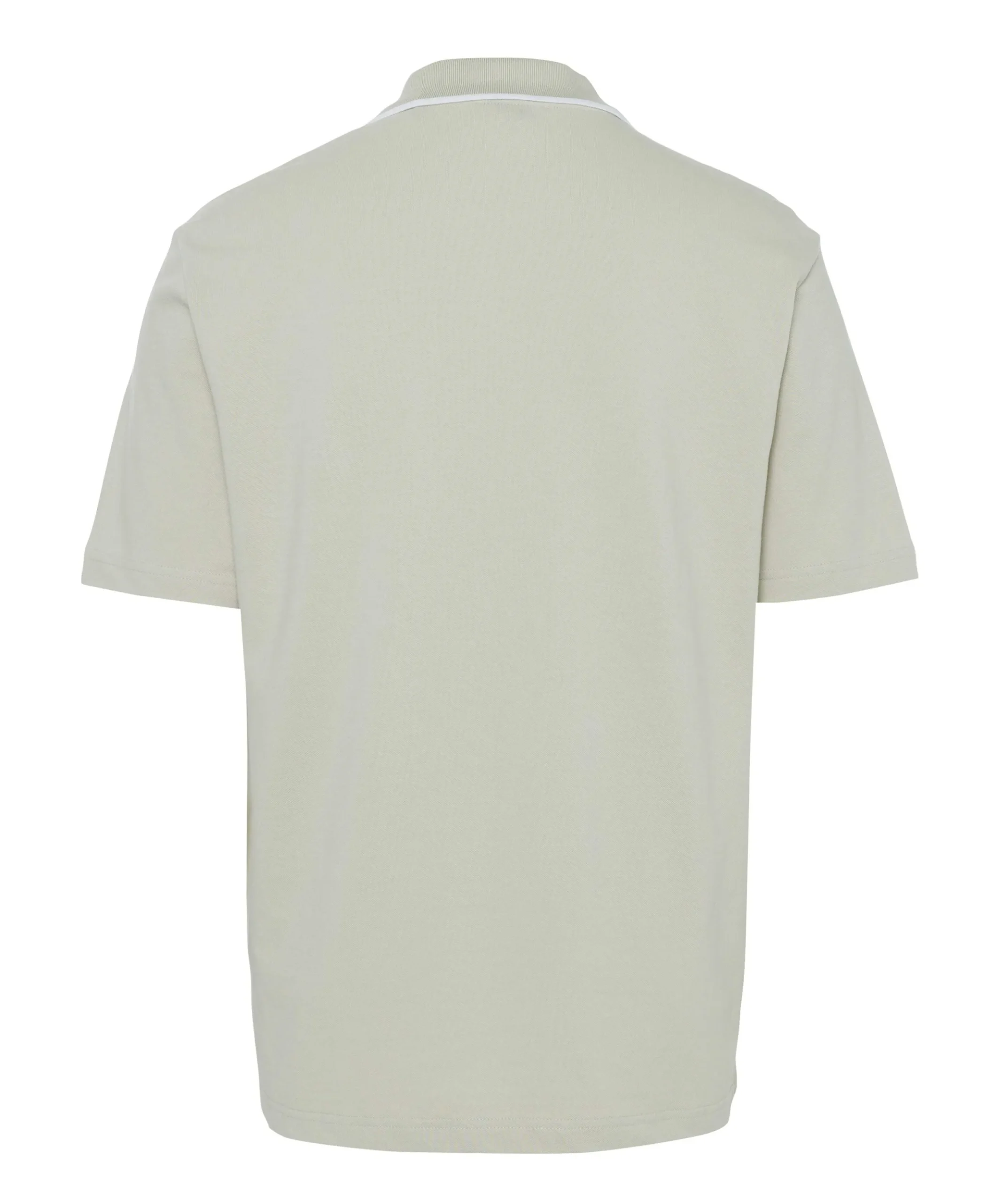 Heren polo beige