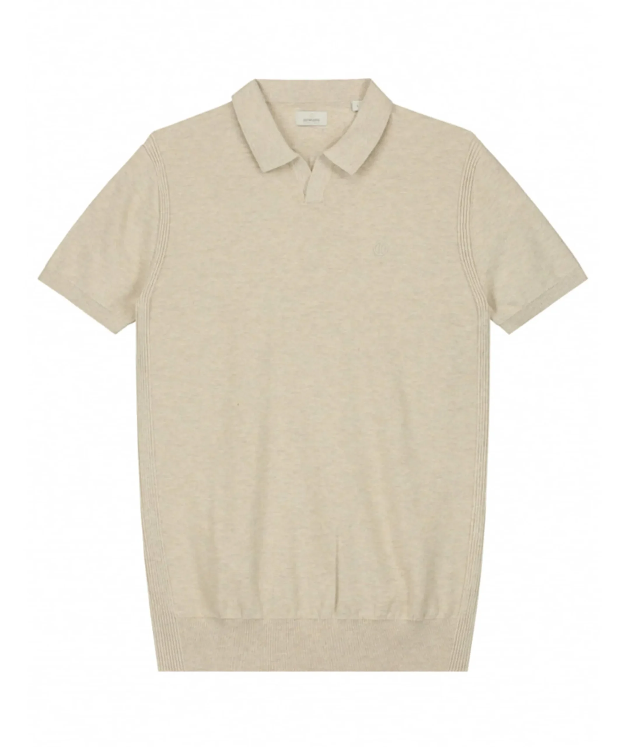Heren polo beige