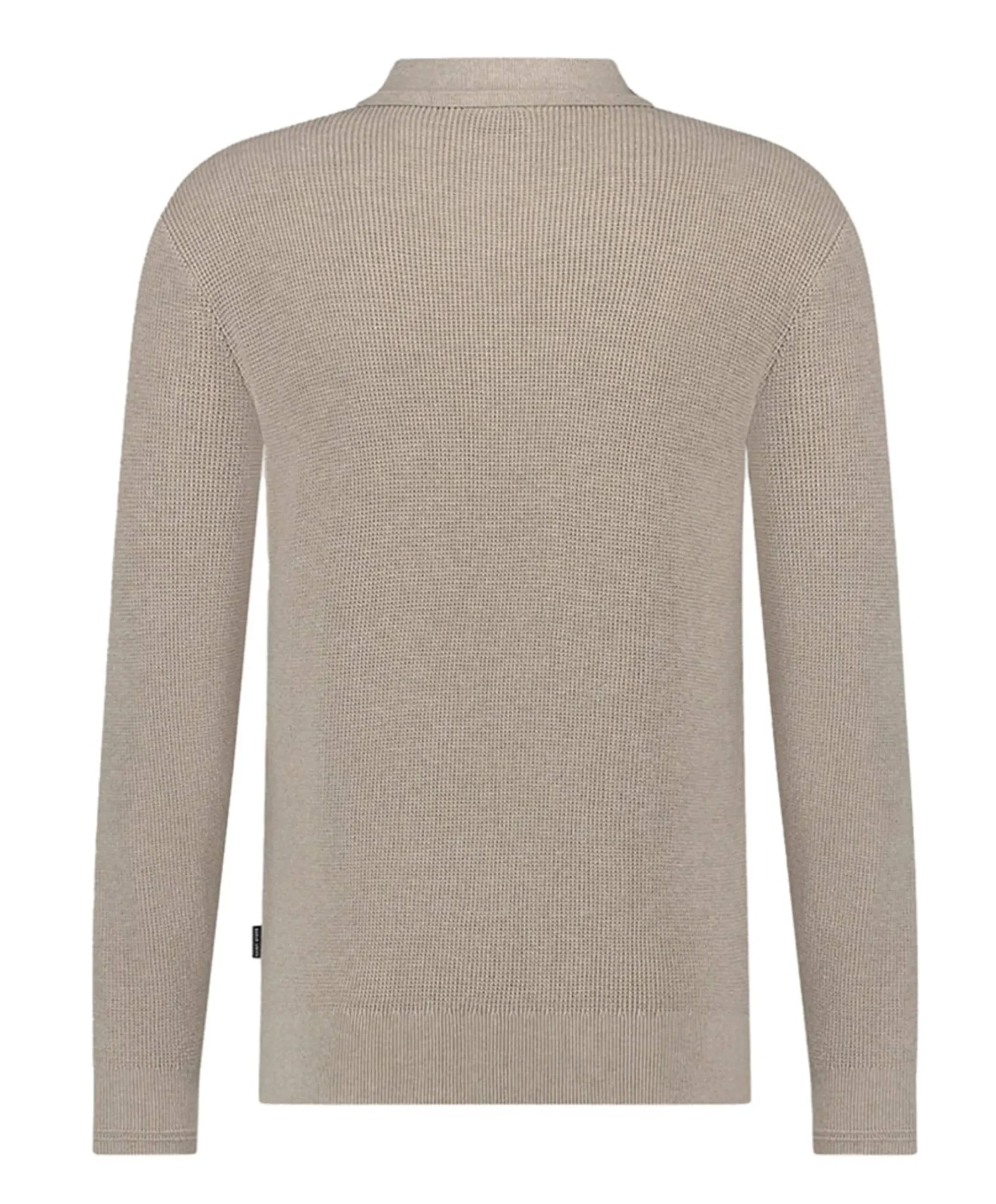 Heren polo beige