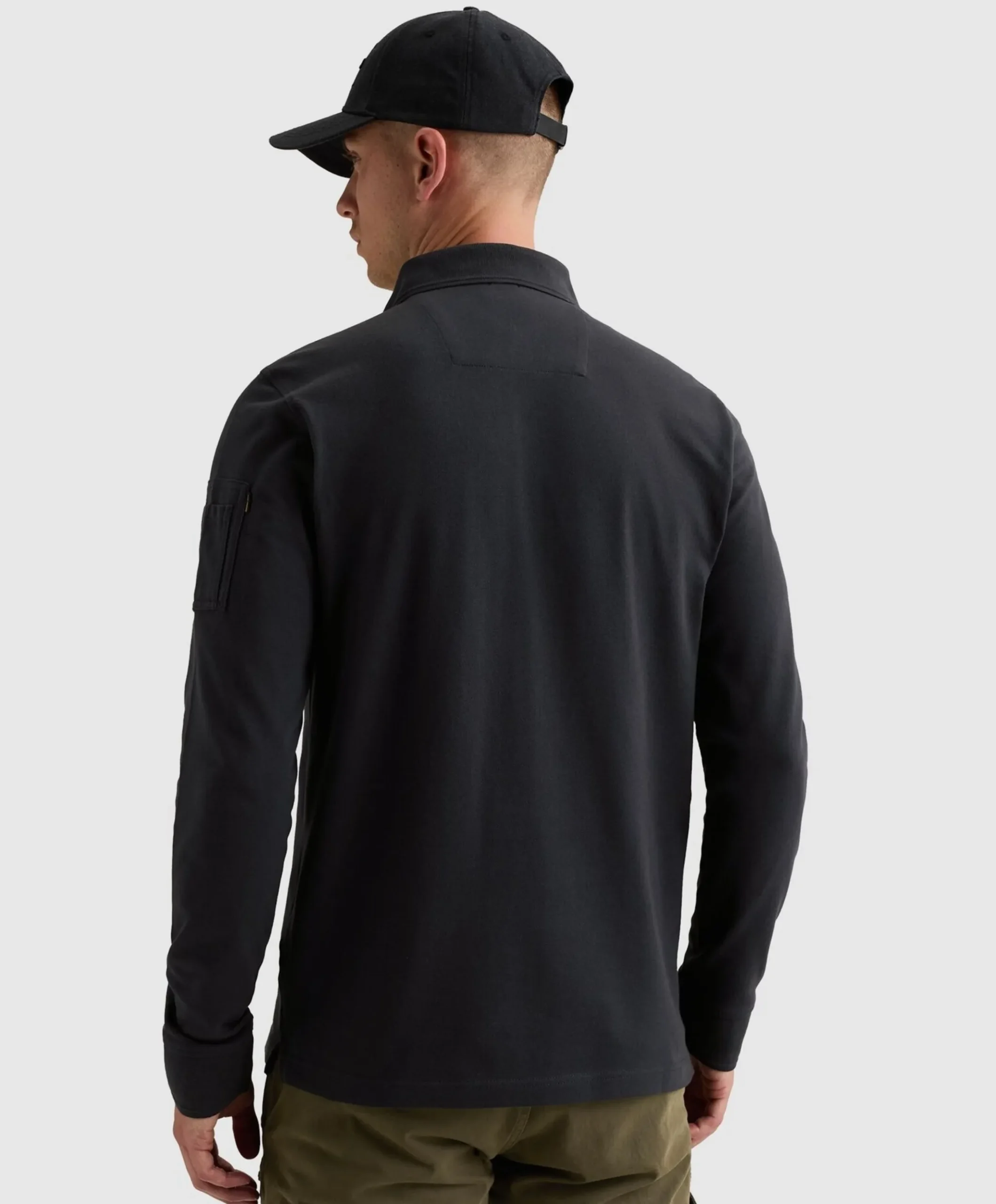 Heren polo blauw