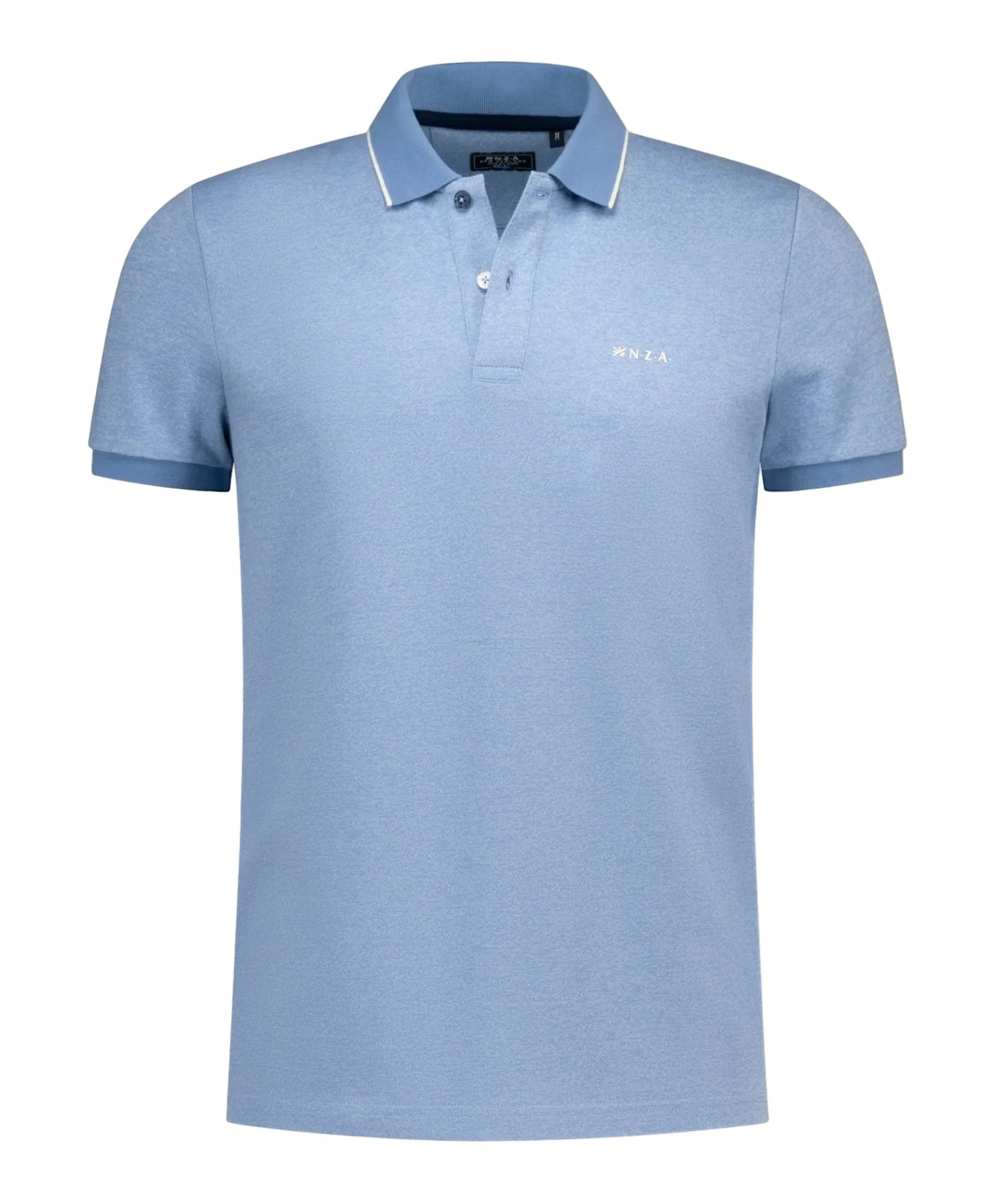 Heren polo blauw