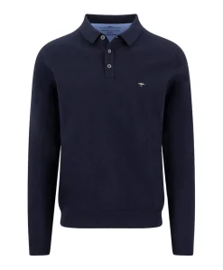 Heren polo blauw