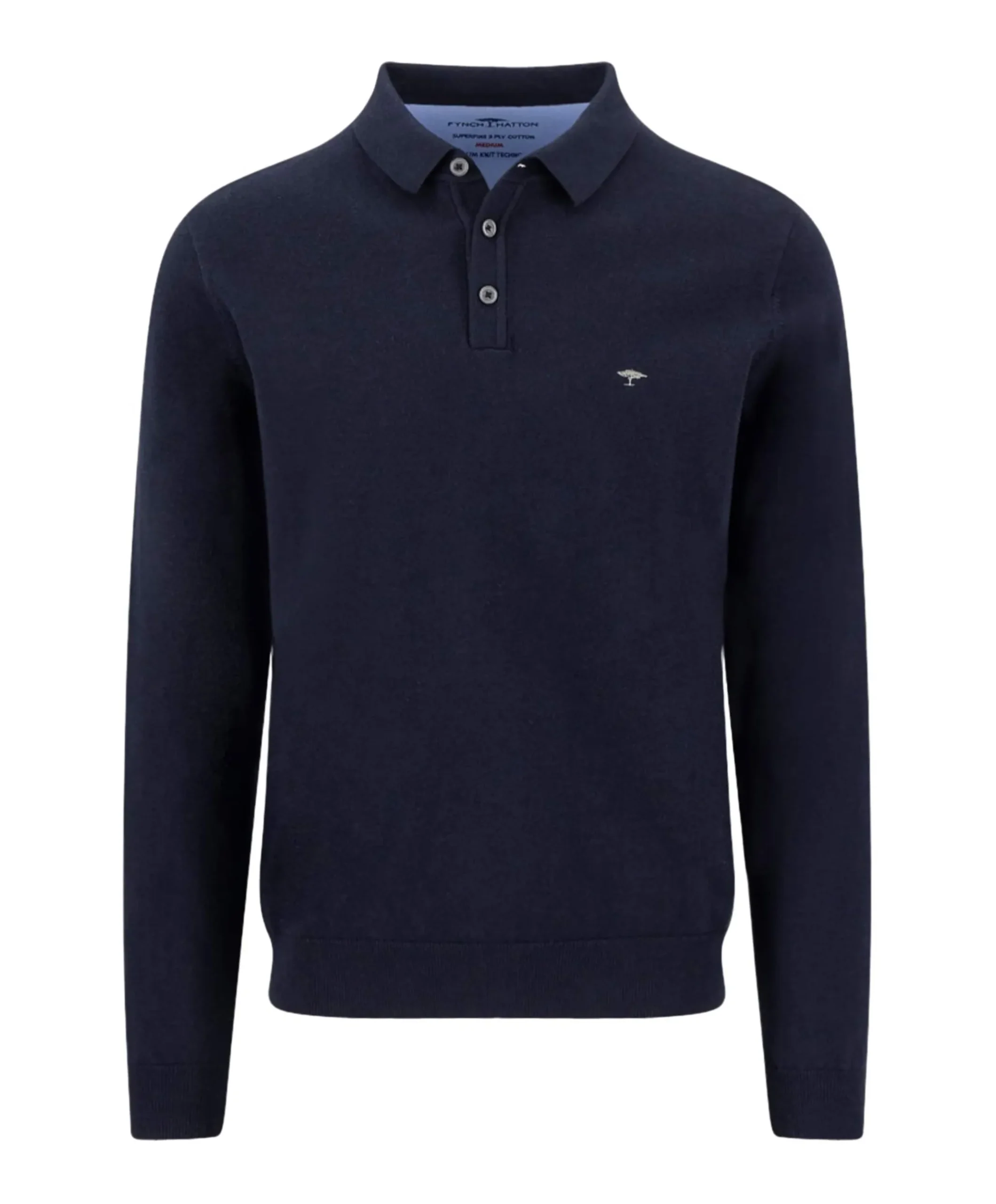 Heren polo blauw