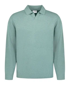 Heren polo blauw