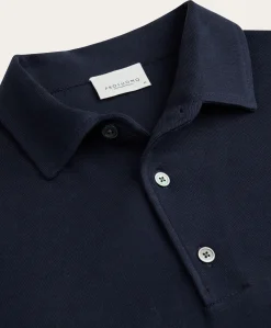Heren polo blauw