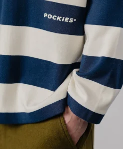 Heren polo blauw