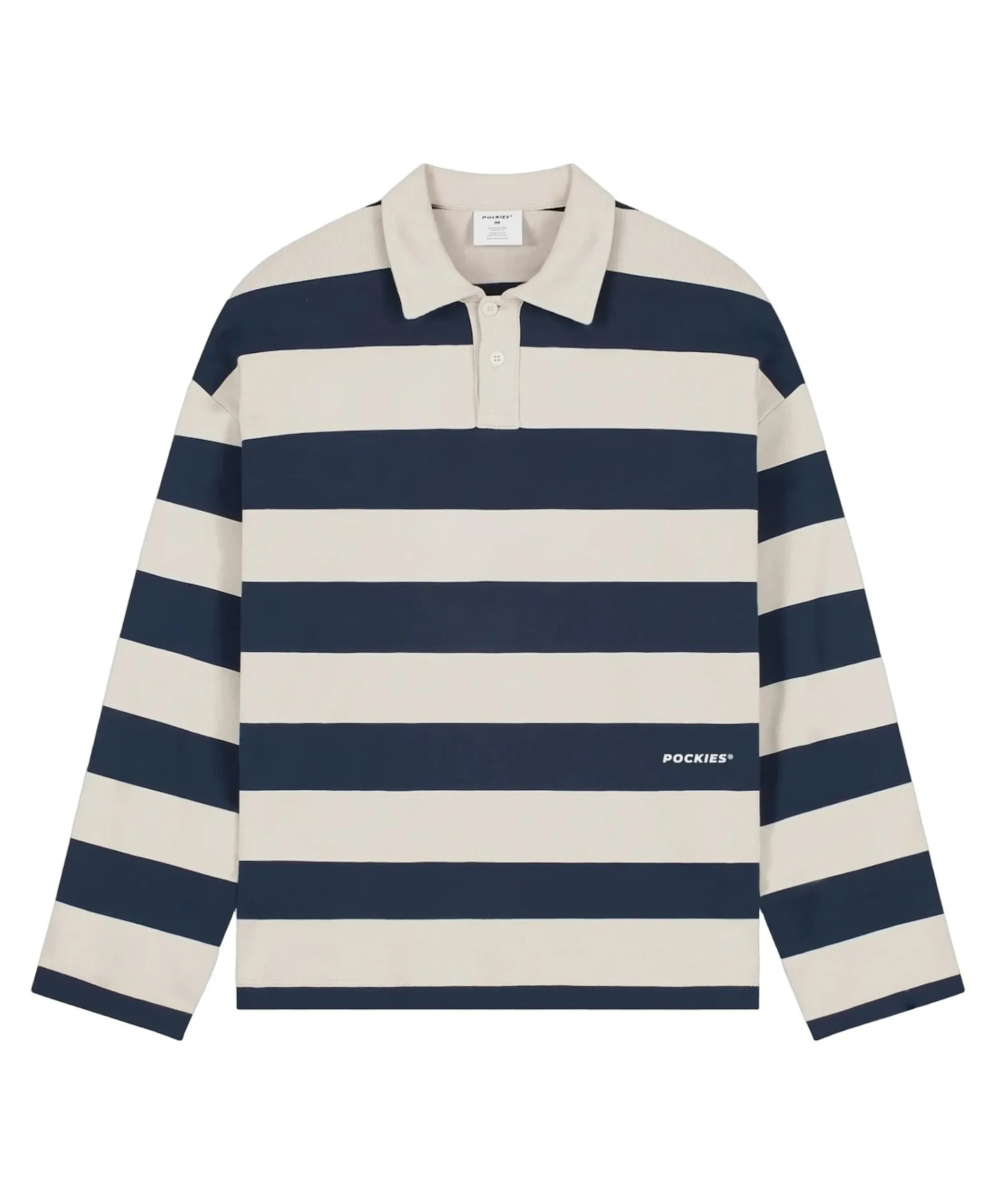 Heren polo blauw