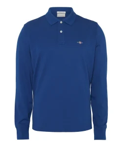 Heren polo blauw