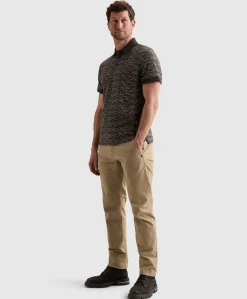Heren polo blauw