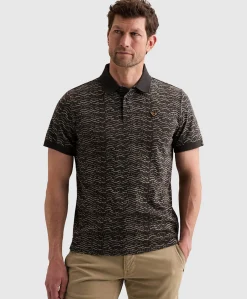 Heren polo blauw