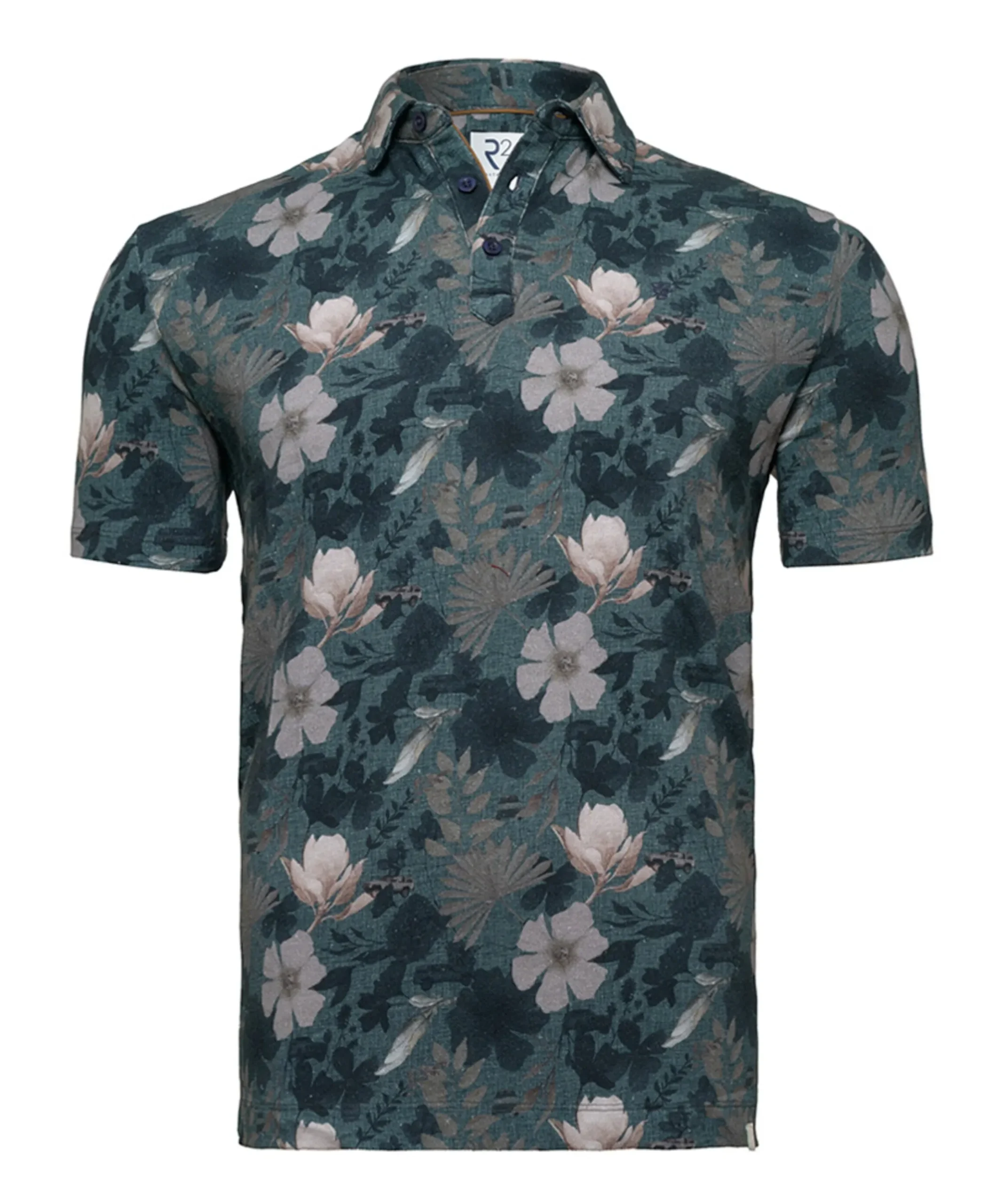 Heren polo blauw