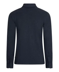 Heren polo blauw