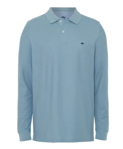 Heren polo blauw