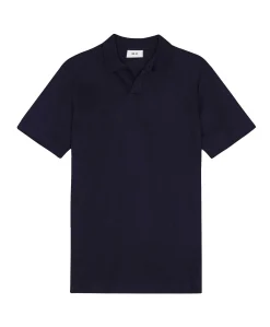 Heren polo blauw