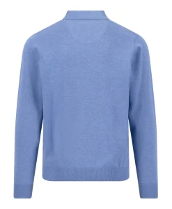 Heren polo blauw