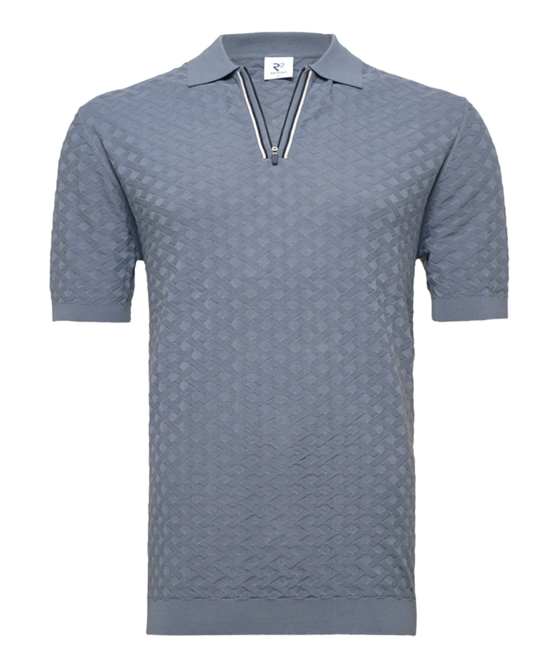 Heren polo blauw
