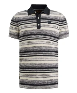 Heren polo blauw
