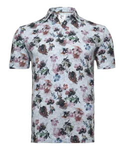 Heren polo blauw