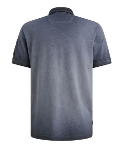 Heren polo blauw
