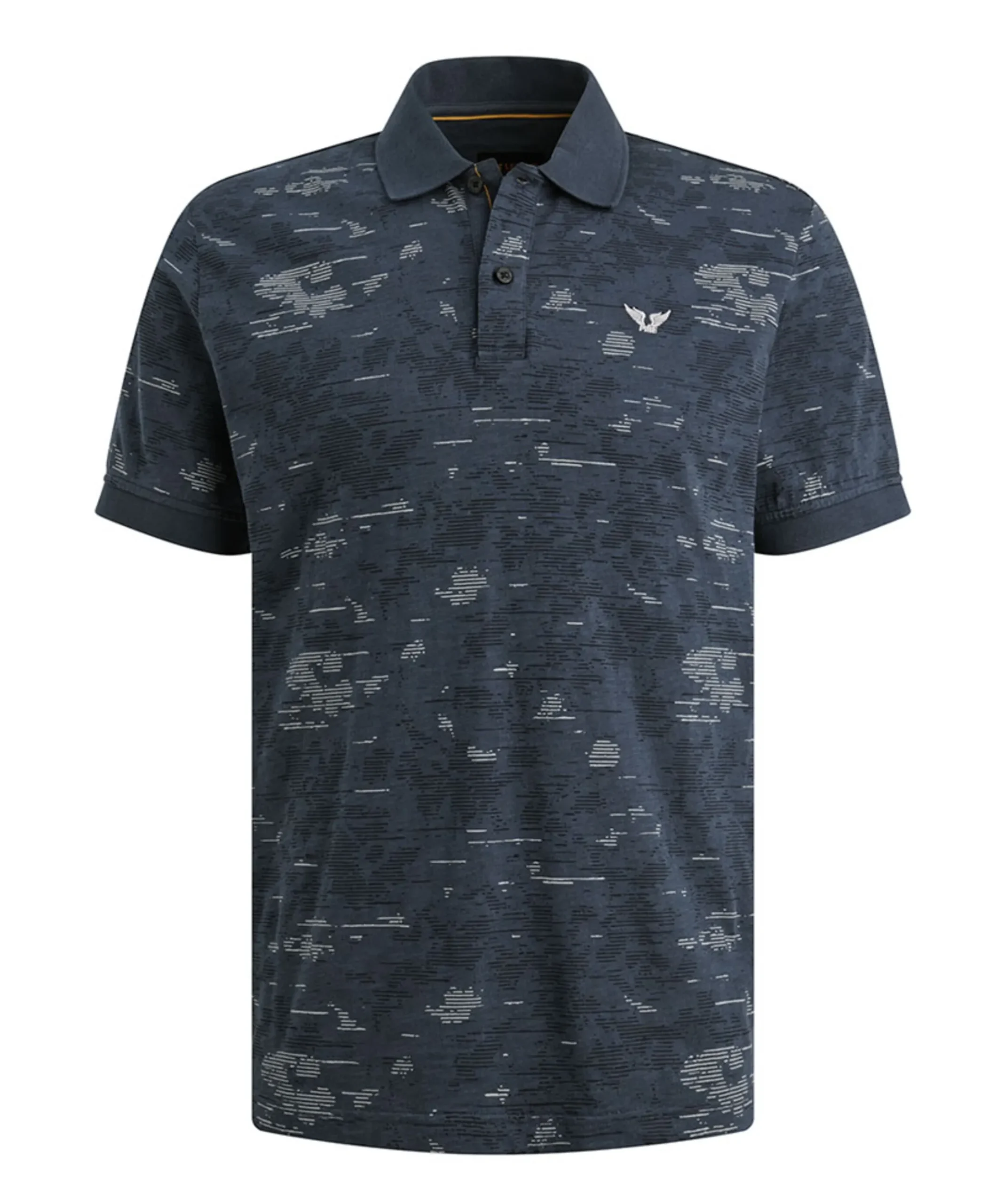 Heren polo blauw