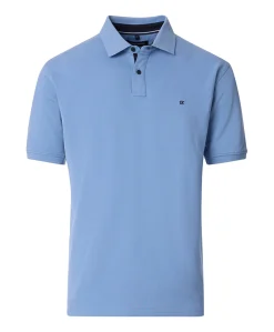Heren polo blauw