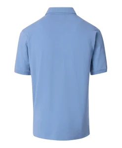 Heren polo blauw