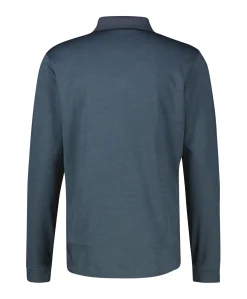 Heren polo blauw