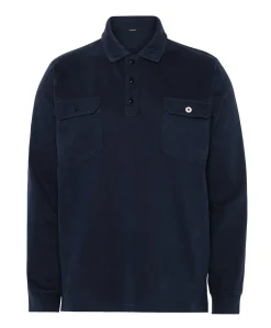 Heren polo blauw