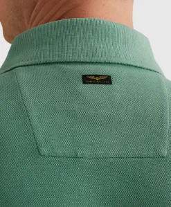 Heren polo blauw