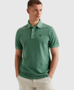 Heren polo blauw