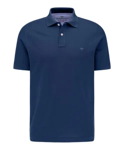 Heren polo blauw