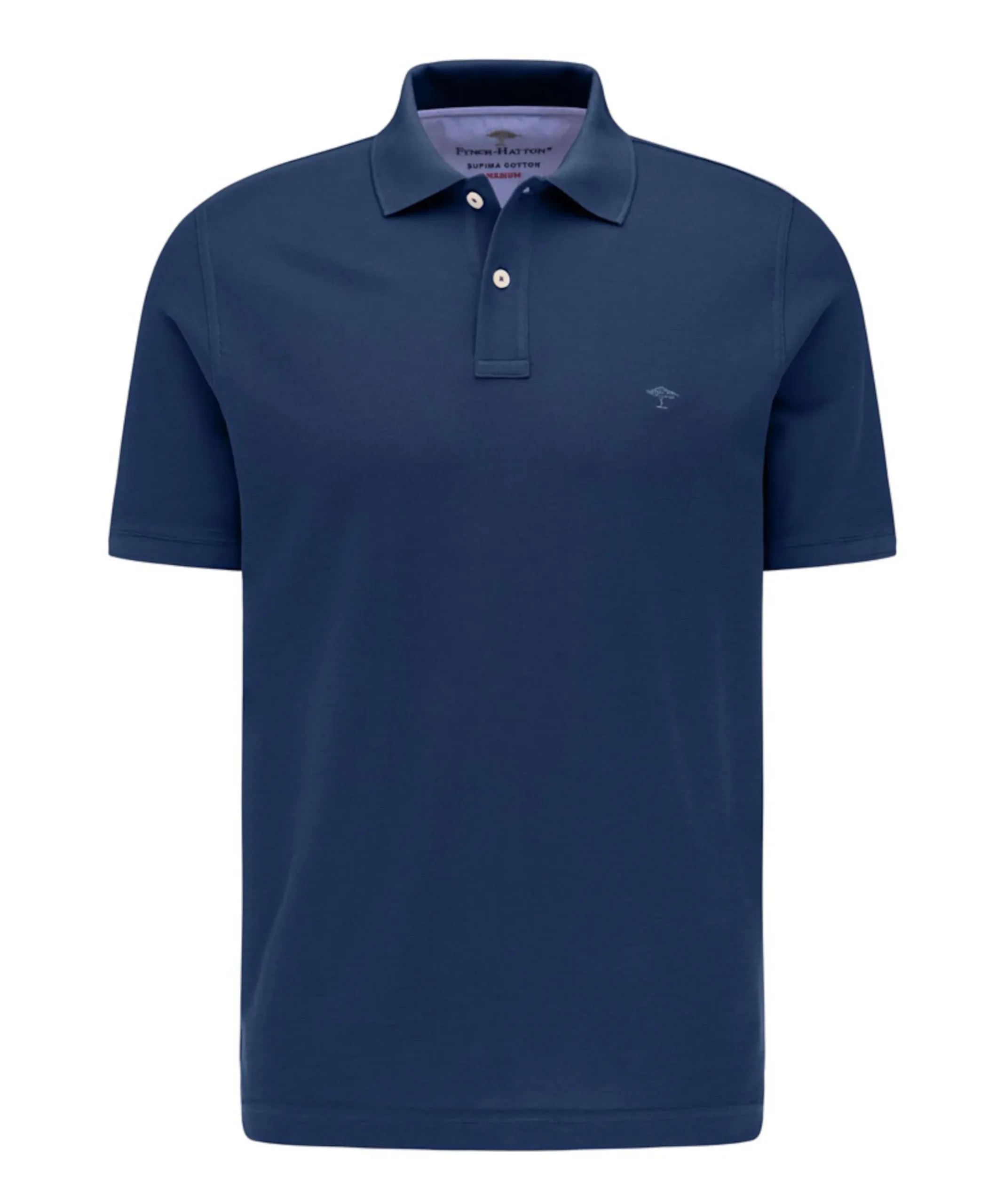 Heren polo blauw