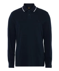 Heren polo blauw